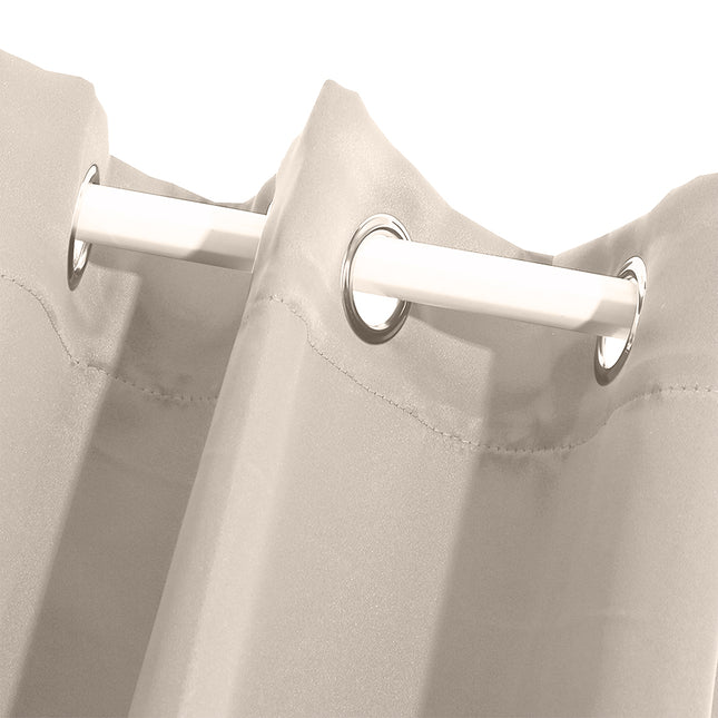 2x Blockout Curtains Panels 3 Layers Beige-1973194064174125061