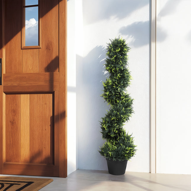 Lambu Artificial Spiral Cedar Tree-1954802441312669702