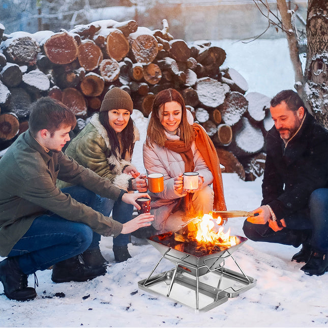 Levede Folding BBQ Portable Charcoal Grill 2-IN-1-1973193516284776454