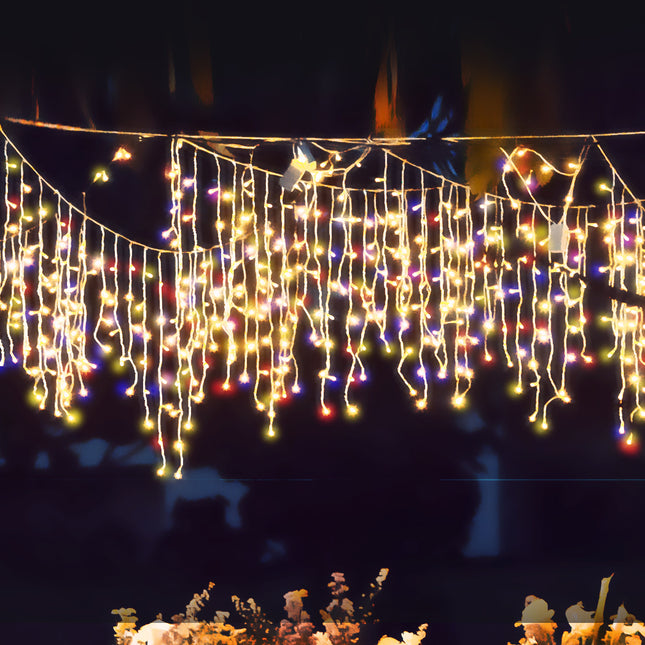 Curtain Fairy String Lights Wedding Multi Colour 500 LED-1954803088053374982