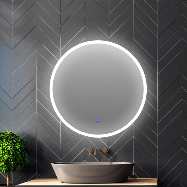 EMITTO LED Wall Mirror Round Anti-fog 60CM-1975420500603703302