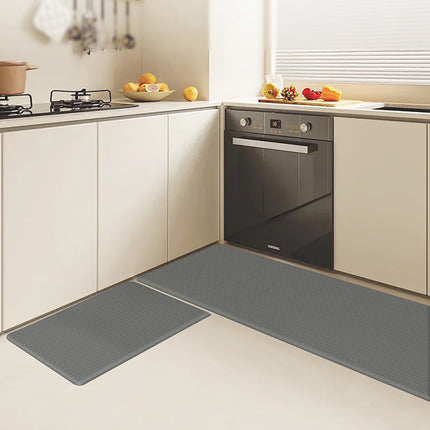 Marlow Kitchen Rug 2PCS Non Slip Anti Fatigue Mat Grey-1973193520319696902