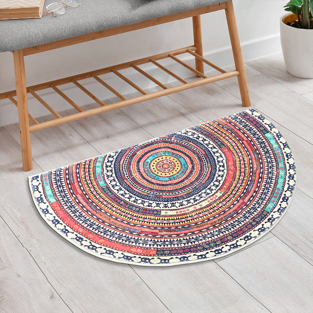 Marlow Door Mat Half Moon Semi-Circle Rug 60x90-1973193864596557830