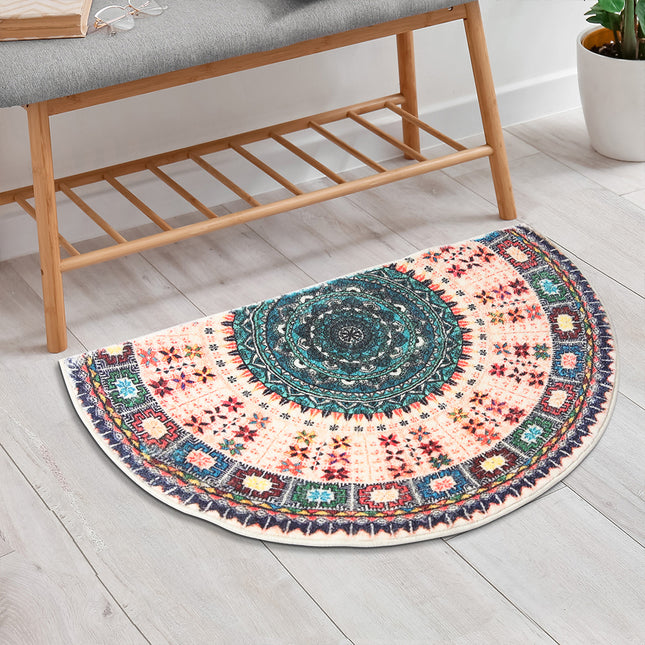 Marlow Door Mat Half Moon Semi-Circle Rug 60x90-1973193864797884422