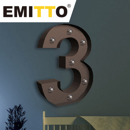 LED Metal Number Lights Free Standing-1973194202028314630