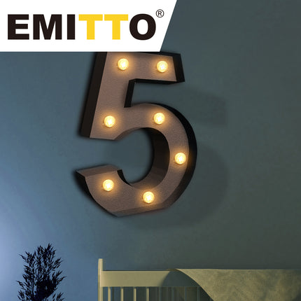 LED Metal Number Lights Free Standing-1954803064510746630