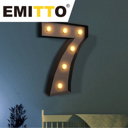LED Metal Number Lights Free Standing-1973194202217058310