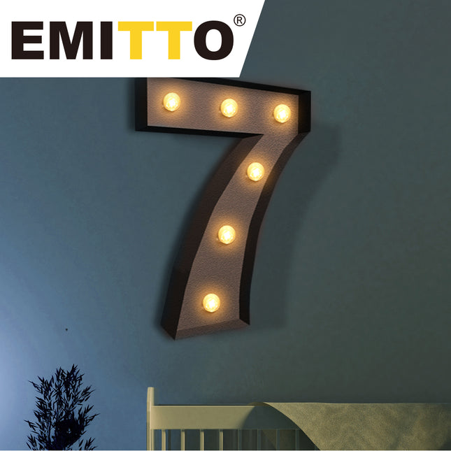 LED Metal Number Lights Free Standing-1973194202217058310