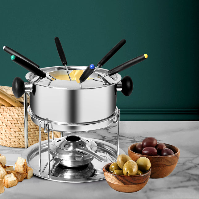 Toque Classic Fondue Set 12pcs Stainless-1954802792413663238