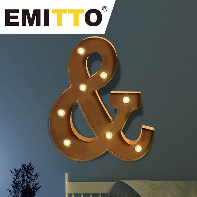 LED Metal Letter Lights Free Standing-1954803062946271238
