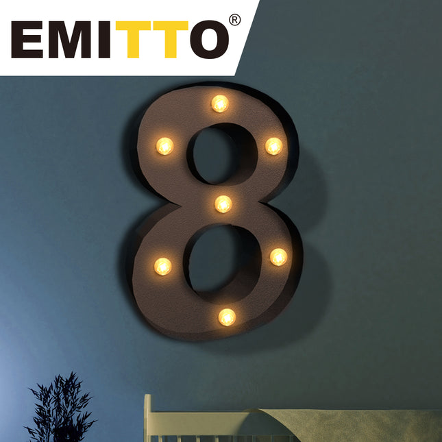 LED Metal Number Lights Free Standing-1954803064917594118
