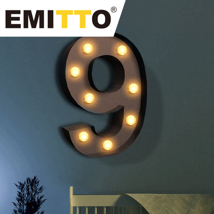 LED Metal Number Lights Free Standing-1954803090561568774