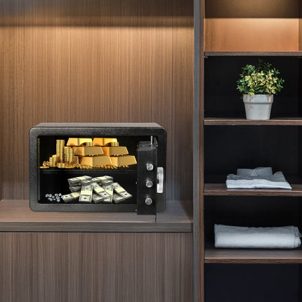 8.1L Digital Security Safe Box Password Key Lock Cash-1973193514183430150