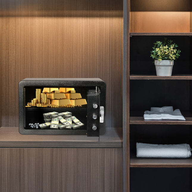 8.1L Digital Security Safe Box Password Key Lock Cash-1973193514183430150