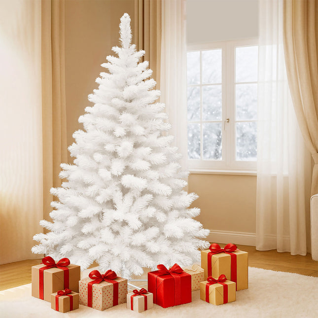 Santaco 2.1M 900 Tips White Christmas Tree-1952534165236879366
