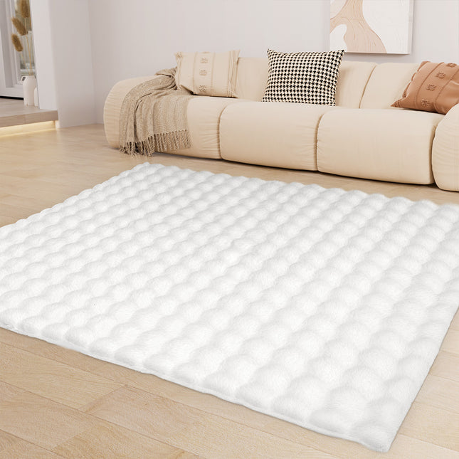 Marlow Area rug large Shaggy Faux Rabbit Fur 120x160CM-1975420343027896326