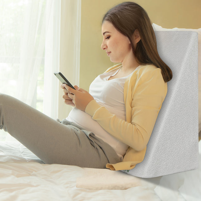 DreamZ Bedding Wedge Pillow Memory Foam White 30-1954802700248027142