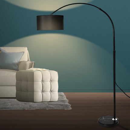 EMITTO Modern LED Floor Lamp Reading Black-1973193952978931718