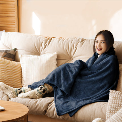 DreamZ Electric Throw Blanket Heated Timer Bedding Washable Warm Winter 160X130-1954802343618940934