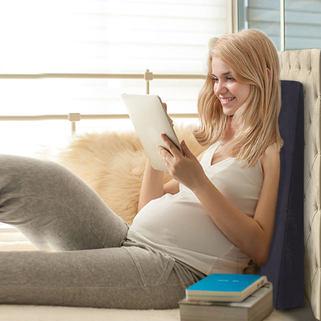 2x Cool Gel Memory Foam Bed Wedge Pillow-1973193472584323080