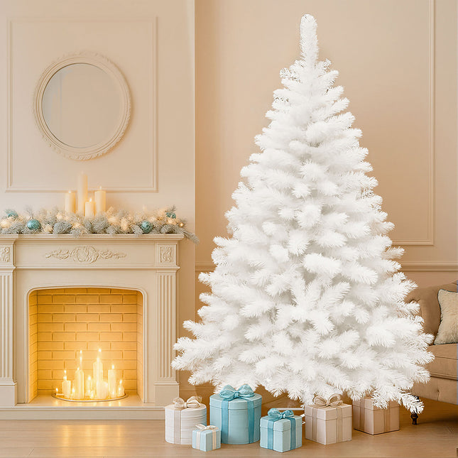 Santaco 2.1M 900 Tips White Christmas Tree-1952534165236879367