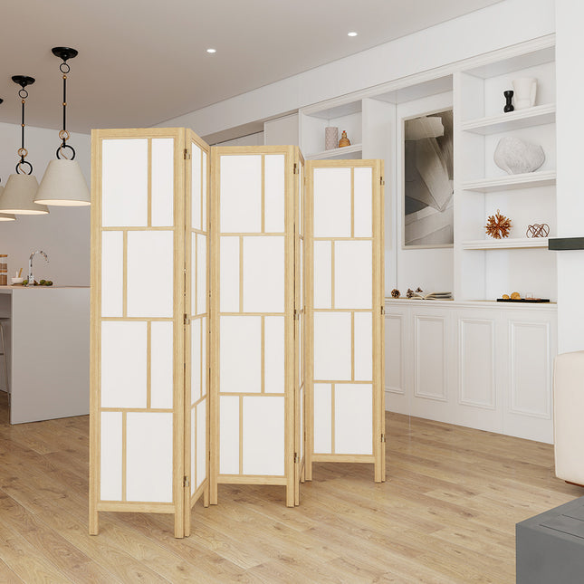 Levede 6 Panel Room Divider 170cm Freestanding Screen-1973194197183893511