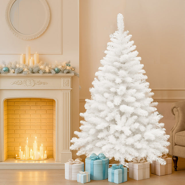 Santaco 1.5M 380 Tips White Christmas Tree-1952534164867780615