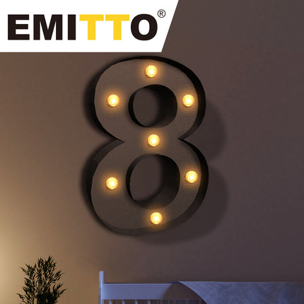 LED Metal Number Lights Free Standing-1954803064917594119