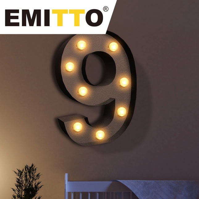 LED Metal Number Lights Free Standing-1954803090561568775