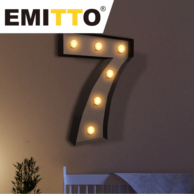 LED Metal Number Lights Free Standing-1973194202217058311