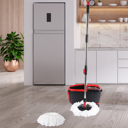 Cleanflo Spin Mop Bucket Set 360? Degree Black-1954802719583768583