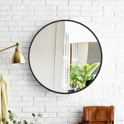 Wall Mirror Round Shaped Bathroom Makeup Medium-1975420485298688007