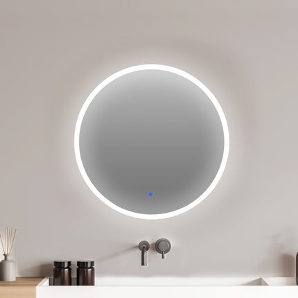 EMITTO LED Wall Mirror Round Anti-fog 60CM-1975420500603703303