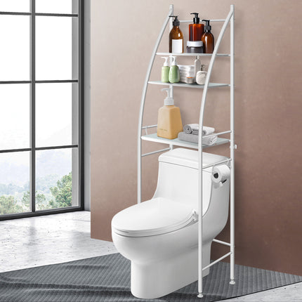 Dutxa 3 Tier Over Toilet Storage Shelf White-1954802749820506119