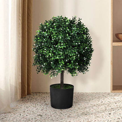 Lambu Artificial Boxwood Topiary Ball Tree-1954802441119731719