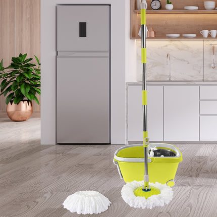 Cleanflo Spin Mop Bucket Set 360? Spinning Green-1954802719755735047