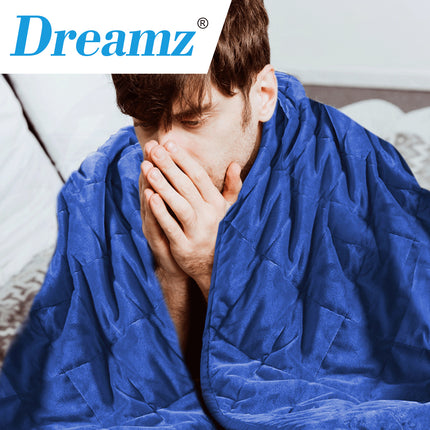 DreamZ Weighted Blanket Heavy Gravity Blue 9KGS-1973194037036978183