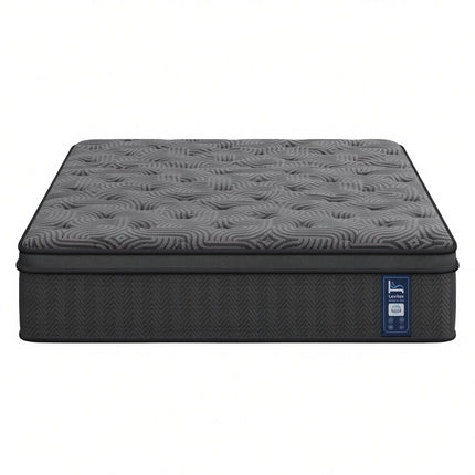 Levitex King Mattress 34 cm 5-Zone Pressure Relief  Pocket Spring with Reinforced Edge Support & Breathable Gel Memory Foam Hybrid Mattress
