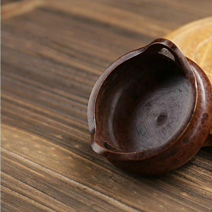 Antique Incense Burner - Pure Copper Binaural Small Indoor-1915198338144276482
