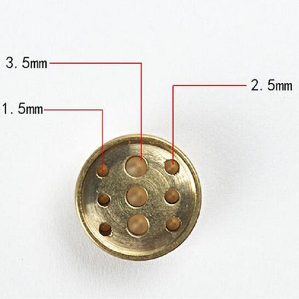 Antique Incense Burner - Pure Copper Binaural Small Indoor-1915198338144276483