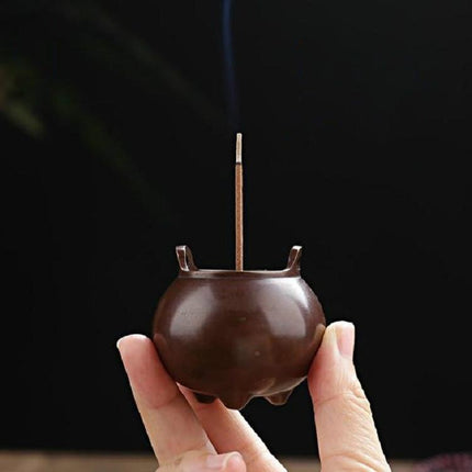 Hand-Played Vatican Incense Burner - Pure Copper Small Antique-1915198147894841348