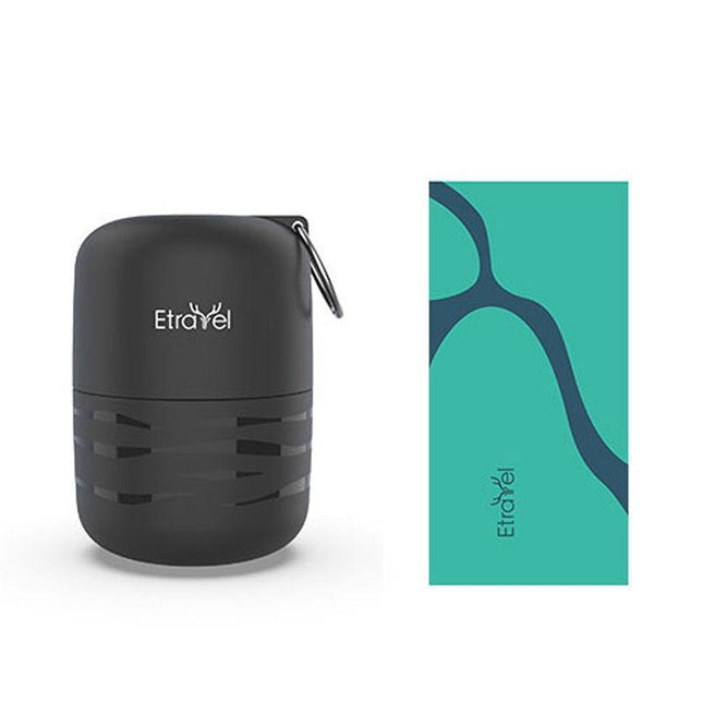 Double-Sided Fleece Bath Towel - Quick-Drying Small Black-1915198281760247814