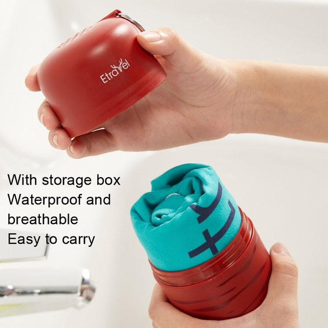 Double-Sided Fleece Bath Towel - Quick-Drying Small Navy-1915197963089612802