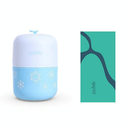 Double-Sided Fleece Bath Towel - Quick-Drying Small Blue-1915197799666946048