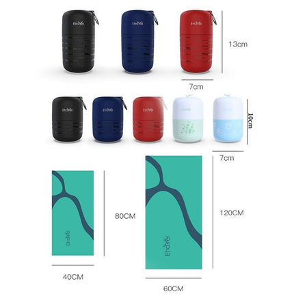 Large Double-Sided Fleece Bath Towel - Quick-Drying Black-1915197433684561921