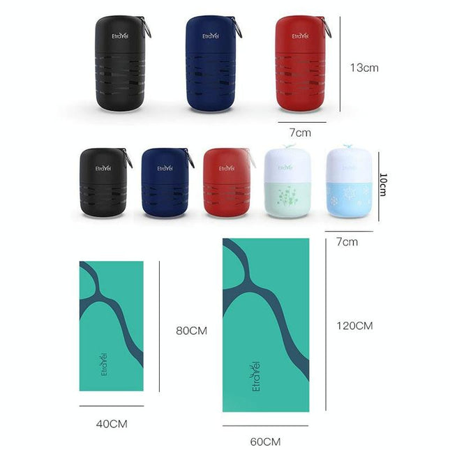 Large Double-Sided Fleece Bath Towel - Quick-Drying Red-1915197164963893249