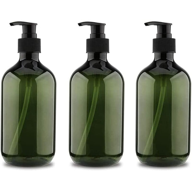 3 pcs 5Ooml Pump Bottles, Shampoo Bottle, Refillable Liquid Dispensers Dispenser Bottle, Empty Refillable Pump