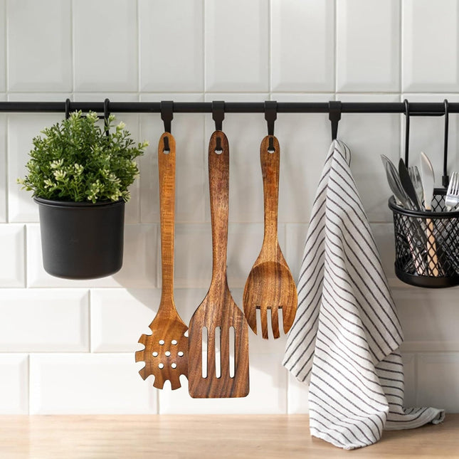 Kitchen Utensil Set - Wooden Utensils