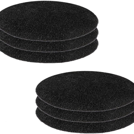 Kitchen Compost Bin Filters - 6-Pack Replacement Countertop Compost Bin Filters - Round 6.7 Inches