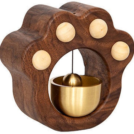 Wind chime - Magnetic wind chime - Wooden doorbell - Wooden shop bell - For opening doors (Cat)